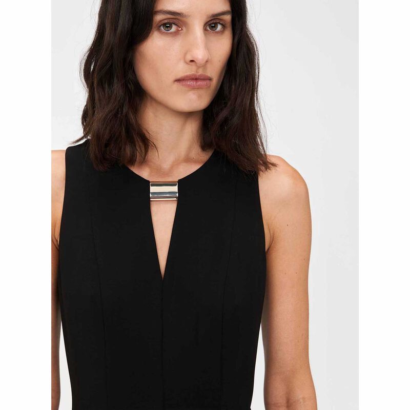 Veronika Maine European Stretch Keyhole Neck Jumpsuit image number 2